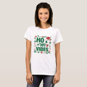 Trendy Ho Ho Ho Holiday Party T-Shirt (Vorne ganz)
