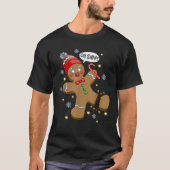 Trendy Holiday Apparel Gingerbread Man Oh Snap Chr T-Shirt (Vorderseite)