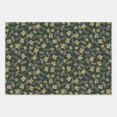 Trendy Holly Christmas Geschenkpapier Set (Vorderseite 2)