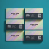 Trendy Hologram Esthetician Feminine Style Visitenkarte