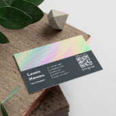 Trendy Hologram Esthetician Feminine Style Visitenkarte