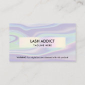 trendy Holograph Pillenflasche - Packungsbeilage Visitenkarte (Rückseite)