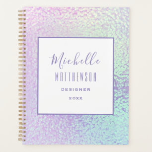 Trendy Holographic Beruflich Chic Business Planer