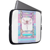 Trendy Holographic Dragonfly Electronics Bag Laptopschutzhülle (Vorne Rechts)