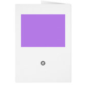 Trendy Holographic Dragonfly Greeting Card (Hinten)