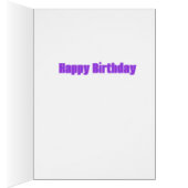 Trendy Holographic Dragonfly Greeting Card (Innen (Rechts))