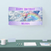 Trendy Holographic Hot Air Ballon Banner (Messe)