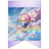 Trendy Holographic Hot Air Ballon Bunting Banner (Zweite Fahne)