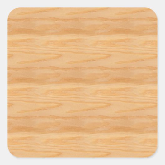 Trendy Holz Blank Template Classic Elegandesign Quadratischer Aufkleber (Vorderseite)
