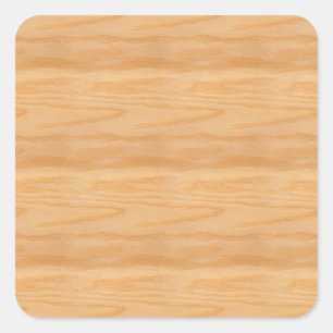 Trendy Holz Blank Template Classic Elegandesign Quadratischer Aufkleber