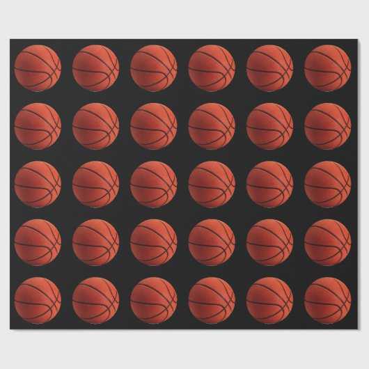 Trendy Hot Basketball Geschenkpapier (Flach)