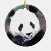 Trendy Hot Chic Cool Panda Weihnachtsbaum Ornament (Hinten)