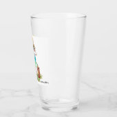 Trendy Hot Flash Klimawandel Menopause Text Glas (Links)