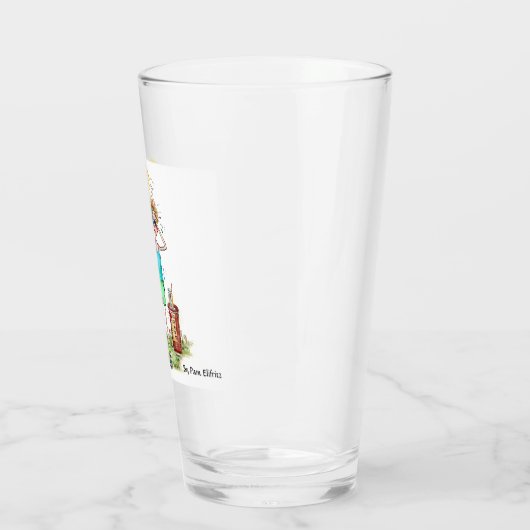 Trendy Hot Flash Klimawandel Menopause Text Glas (Links)