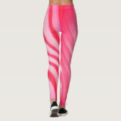Trendy Hot Pink Swirl - Leggings (Rückseite)