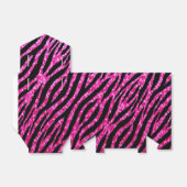 Trendy Hot Pink Zebra Print Glitz Glitzer Glitzern Geschenkschachtel (Ungefaltet)