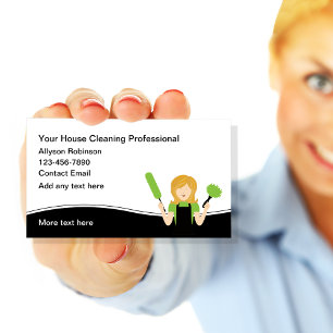 Trendy House Reinigungsservice Visitenkarte