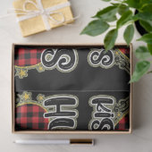 Trendy Hugs and Kisses Valentinstag Seidenpapier (Geschenk)