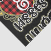 Trendy Hugs and Kisses Valentinstag Seidenpapier (Ausschnitt)