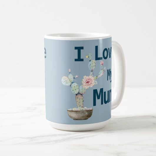 Trendy I Liebe My Mama Kaffeetasse (VorderseiteRechts)