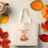 Trendy "I Liebe you, like a latte" Jumbo Stoffbeutel