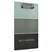 TRENDY IMITAT-AQUA-BLAUE KLEMMBRETT (Rechts)