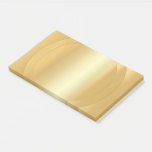 Trendy Imitate Gold Elegante Moderne Blank Templat Post-it Klebezettel