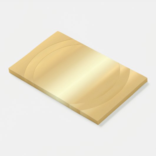 Trendy Imitate Gold Elegante Moderne Blank Templat Post-it Klebezettel (angewinkelt)