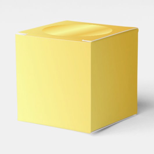 Trendy Imitate Gold Metallic Look Elegant Moderne Geschenkschachtel (Vorderseite)