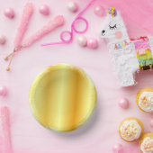 Trendy Imitate Gold Template Elegant Glamour Pappteller (Party)