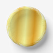 Trendy Imitate Gold Template Elegant Glamour Pappteller (Vorderseite)