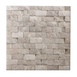 Trendy Imitats 3D Stone Brick Mosaik Muster Fliese