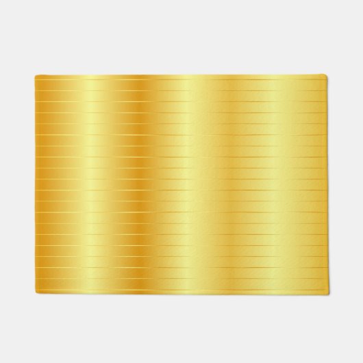 Trendy Imitats Gold Custom Elegant Template Fußmatte (Vorderseite)