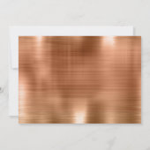 Trendy Imitats Kupfer Foil Cotton Buds Aquamarin H Einladung (Rückseite)