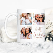 Trendy Imitats Rose Gold Script | Foto der besten Kaffeetasse