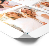 Trendy Imitats Rose Gold Script | Foto der besten  Poster (Ecke)