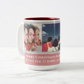 Trendy Imitats Rose Gold Script | Foto der besten  Zweifarbige Tasse (Vorderseite Links)