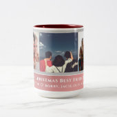 Trendy Imitats Rose Gold Script | Foto der besten  Zweifarbige Tasse (Mittel)