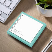 Trendy Imitats Spiralpapier Monogram Post-it Notes Post-it Klebezettel