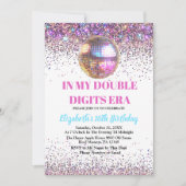 Trendy in meinem zweistelligen Zeitalter zum Gebur Einladung (Vorderseite)