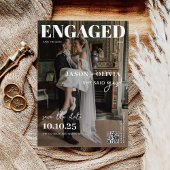 Trendy in Style Magazine Cover Wedding Save The Date