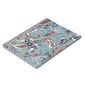 Trendy Indian Paisley: nahtloser Hintergrund. Notizblock (Linke Seite)