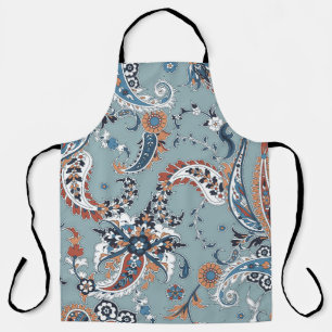 Trendy Indian Paisley: nahtloser Hintergrund. Schürze