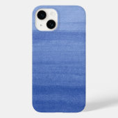 Trendy Indigo Blue Ombre Wasserfarbmuster Case-Mate iPhone Hülle (Rückseite)