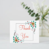 Trendy Inexpensiv Blue Glitzer Black Vielen Dank Postkarte (Stehend Vorderseite)