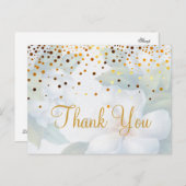 Trendy Inexpensiv Gold Glitzer Vielen Dank Postkarte (Vorne/Hinten)