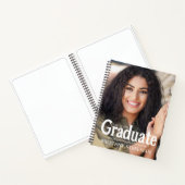 Trendy Instant Foto Graduation Party Gästebuch Notizblock (Innenseite)