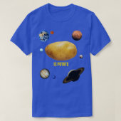 Trendy Is Potato mit Sonnensystem T-Shirt (Design vorne)