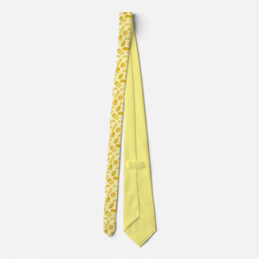 Trendy Italian Koch Cartoon Pasta Shapes Krawatte (Rückseite)
