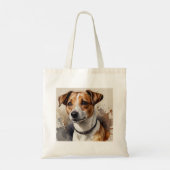 Trendy Jack Russell Terrier Aqucolor Tragetasche (Rückseite)